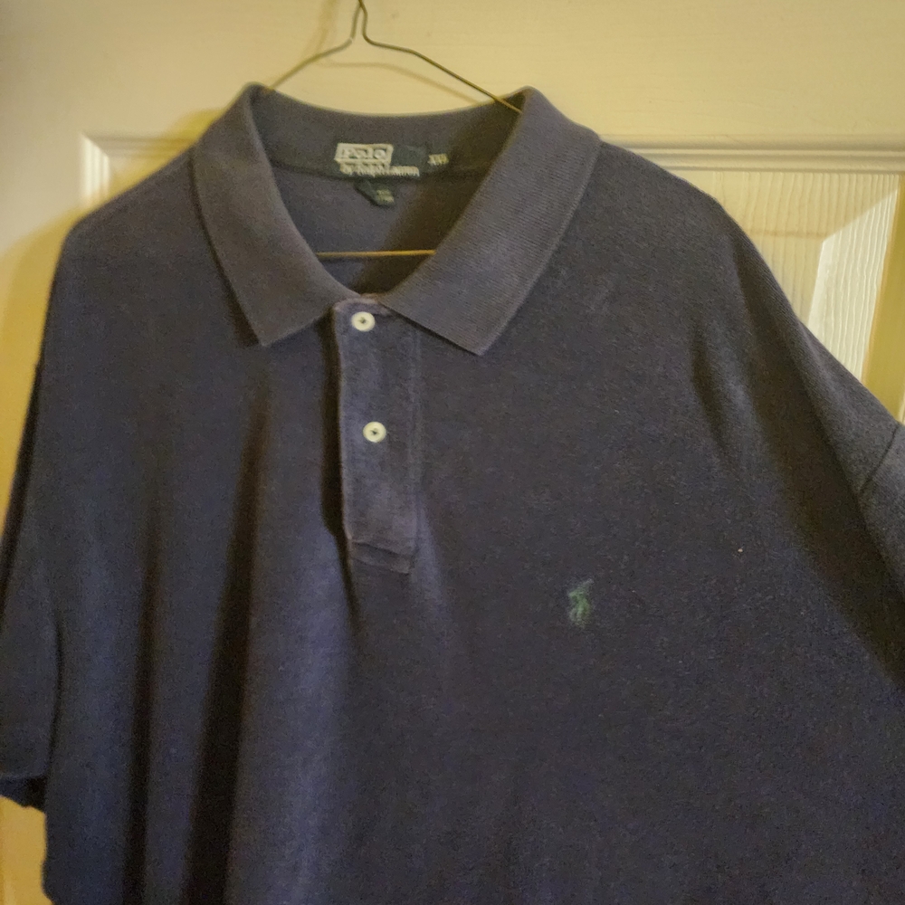 Polo by Ralph Lauren Terry CLOTH  Men's Dark Blue Polo Shirt